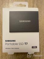 img 3 attached to 1 TB External SSD Samsung T7, USB 3.2 Gen 2 Type-C, grey review by Toyofuku Hideo ᠌