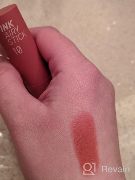 img 1 attached to Peripera Ink Airy Velvet Lipstick Long-Lasting Smudge-Resistant High Pigmentation Soft Lightweight Daily Rose (#06) 0.12 Fl Oz review by Jared Winebrenner