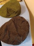 img 1 attached to 2-Pack Adjustable Men'S Newsboy Hats: Flat Cap, Irish Cabbie, Gatsby & Tweed Ivy Styles! review by Vivian Eker