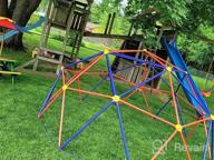 img 1 attached to Zupapa Dome Climber, 6FT Jungle Gym, Outdoor & Indoor Climbing Dome With 750LBS Weight Capability, Suitable For 1-6 Kids Climbing Frame review by Matt Estrada