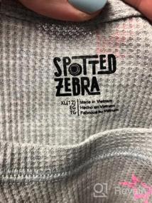 img 4 attached to Детская одежда для девочек: Spotted Zebra 👧 длинные рукава для малышей, футболки и блузки