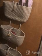 картинка 1 прикреплена к отзыву OrganiHaus Hanging Wall Baskets For Efficient Storage And Organization - Perfect For Bathrooms, Nurseries, And Over-The-Door Use от Paul Martindale