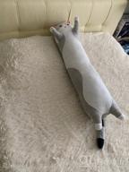img 2 attached to Soft toy Cat - baton, toy - hug 110 cm - Gray review by Celina Bojakowska ᠌