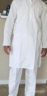img 1 attached to SKAVIJ Men'S Tunic Cotton Kurta Pajama Indian Yoga Casual Dress Set review by Anil Campbell