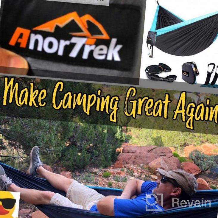 img 1 attached to AnorTrek Camping Hammock: Lightweight, Portable & Durable For Hiking, Backpacking Or Relaxation! review by Ryan Mosqueda