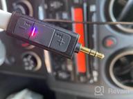 img 1 attached to Bluetooth Car Receiver: Tekhome Bluetooth 5.0 Aux Adapter, Perfect Gift For Dad Men Boyfriend! review by Carlos Jass