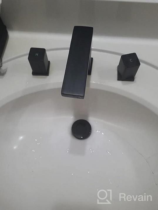 img 1 attached to Upgrade Your Bathroom With VCCUCINE'S Matte Black Vanity Sink Faucet review by Donald Gore