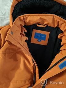 img 5 attached to 🧥 Stylish Perry Ellis Taslon Stadium Cinnamon Boys' Jackets & Coats for Trendy Kids