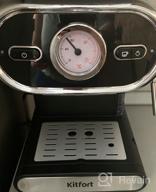 img 1 attached to Rozhkovy coffee maker Kitfort KT-702, black review by Janis Libeks ᠌