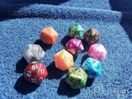 img 1 attached to 🎲 SmartDealsPro 10-Pack 20-Sided Dice Set for DND RPG MTG Table Game - Vibrant Color Assortment review by Jeffrey Nunes
