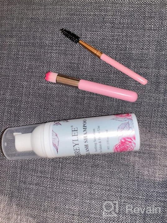img 1 attached to Experience The Ultimate Lash Care Routine With Our Eyelash Extension Cleanser And Foaming Cleanser Set - Paraben & Sulfate Free, Perfect For Salon And Home Use review by Benjie Swindler