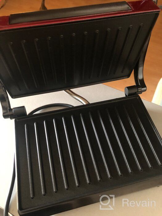 img 1 attached to Sandwich maker Kitfort KT-1609 Panini Maker, red review by Czesawa czyska ᠌