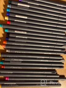 img 6 attached to Маркеры Niutop Fine Point 0,38 мм - набор из 24 цветов для черчения, ведения журнала, создания заметок, раскраски и художественных принадлежностей в школе и офисе