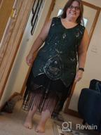 img 1 attached to Stunning 1920S Gatsby Dress For Women - Sequined Art Deco Style With Fringed Sleeveless Design By Metme review by Denise Harmeyer