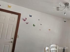 img 8 attached to 3D Colorful Butterfly Wall Stickers DIY Art Decor Crafts For Party Cosplay Wedding Offices Bedroom Room Magnets Glue SmartWallStation 84 PCS Set