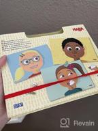 img 1 attached to HABA Magnetic Game Box: Create Fun Faces With 96 Pieces In Travel Carrying Case! review by Julie Brown