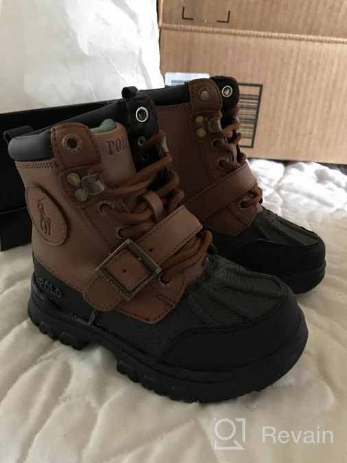 img 1 attached to Polo Ralph Lauren Colbey Toddler Boys' Shoes: Stylish and Durable Boots for Your Little Ones review by John Martin