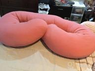 img 1 attached to INSEN Pregnancy Pillow: Maternity Body Pillow For Women, Support Pillow For Back And Hip Pain During Pregnancy, In Apricot Color review by Andre Young