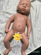 img 1 attached to Realistic 17In Silicone Baby Doll: Vollence Soft Reborn Girl, Non Vinyl Material review by Christopher Scales