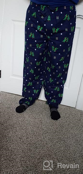 img 1 attached to Large Men's Flannel Pajama Set - Varsity Collection review by Austin Olson