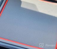 img 1 attached to 🍊 Premium Orange Dashboard Mats for Subaru Crosstrek/Impreza 2018-2023 & Forester 2019-2023: High-Quality Rubber Liner Inserts & Center Console Accessories review by Carl Watkins