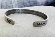 img 1 attached to In Loving Memory Bracelet - Meaningful Sympathy Cuff for Loss of 🌹 Mother, Father, Grandma, Grandpa, Husband, Brother, Sister - Grief Jewelry & Remembrance Bangle review by Shawn Vennakota