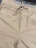 img 1 attached to 👖 High-Quality Bienzoe Boys Cotton Twill Elastic Waist Shorts: Comfortable and Stylish for Active Boys review by Jeff Bruno