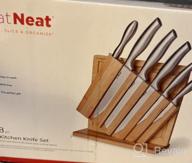 img 1 attached to Complete Your Kitchen With EatNeat'S 8-Piece Stainless Steel Chef Knife Set And Bamboo Block review by Geoff Foster