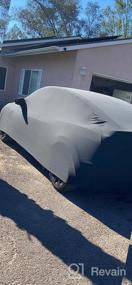 img 7 attached to Автомобильный чехол премиум-класса для Tesla Model 3 - устойчивый к ультрафиолетовому излучению, ветрозащитный и устойчивый к царапинам чехол для седана на открытом воздухе от Xipoo Fit (черный)