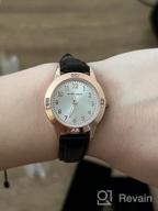 img 1 attached to Stylish Girls Watches: Perfect Gift for Ages 11-15, Japanese Movement, Casual Leather Band, Ideal for Students and Fashionable Ladies! review by Sondra Sikes