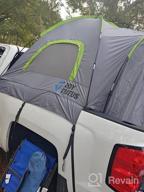 img 1 attached to 🚚 JoyTutus Orange Pickup Truck Tent: Waterproof, Double Layer, Portable for 2 People – Ideal Camping Companion, 5.5'-6' Bed review by Bubba Baldwin