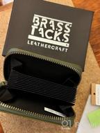 картинка 1 прикреплена к отзыву BRASS TACKS Leathercraft Handmade Blocking Men's Accessories and Wallets, Card Cases & Money Organizers от Justin Spence