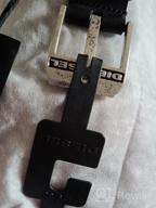 img 1 attached to Stylish Diesel Men's Chestnut Argento America Belts for Men's Accessories review by Evan Sharma