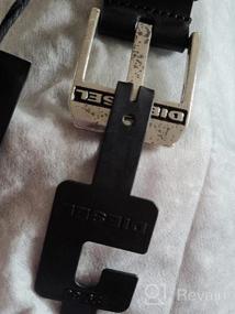 img 8 attached to Stylish Diesel Men's Chestnut Argento America Belts for Men's Accessories