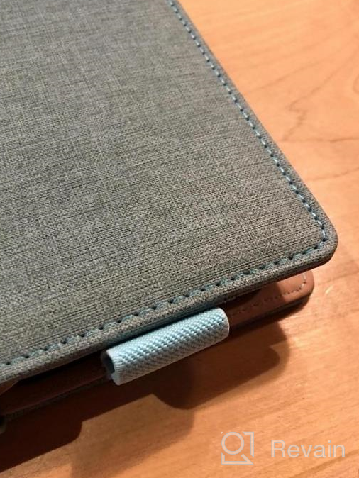 img 1 attached to Spiral Leather Journal Writing Notebook, 6 Ring Binder Refillable Diary Notepads, Vintage Business Planner Personal Organizer, Agenda For Men Women, Faux Cloth Cover, A5 Size，Teal review by David Hansen