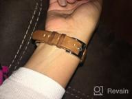 img 1 attached to Beyite Leather Bands: Perfect Fit For Fitbit Alta And Alta HR (5.5" - 8.1") review by Eric Schwalbe