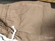 img 1 attached to Stylish And Comfortable: BLENCOT Women'S Linen Beach Shorts With Drawstring Elastic Waist review by Jennifer Davis