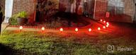 img 1 attached to PEIDUO 4PK Halloween Yard Stakes With 20LT Warm White Lights, Pumpkin Pathway Lights For Outdoor Driveway Walkway Garden Lawn Decor, Sidewalk Decorations review by Jake Atonyo