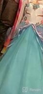 img 1 attached to Unicorn Princess Costume For Birthday Pageant Party & Dance Performance - MYRISAM Long Maxi Tulle Fancy Dress Up Outfits review by Kevin Young