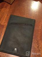 img 1 attached to Andar Minimalist Leather Wallet with Pocket for Essential Carry review by Craig Sexton