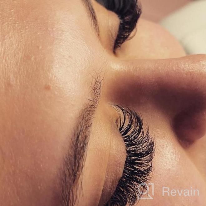 img 1 attached to Enhance Your Look With Premium Quality Volume Lash Extensions - 3D-8D Premade Fans, Mixed Tray, C/D Curl, 8-20Mm Long Stem review by Heather Phillips