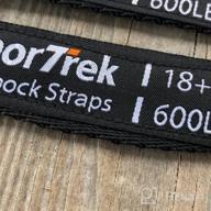 img 1 attached to Lightweight Camping Hammock - Double Or Single Parachute Hammock With Tree Straps For Hiking, Backpacking And Outdoor Adventures By AnorTrek review by Abidzar Olivas