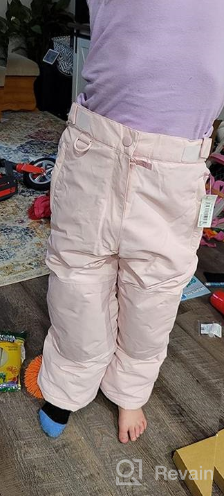 img 1 attached to Water-Resistant Snow Pant 👧 for Girls by Amazon Essentials review by Amy Johnson