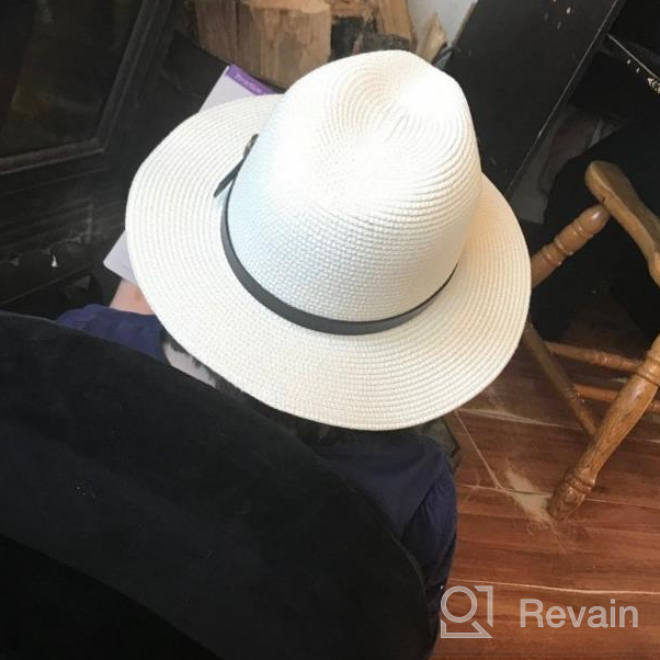 img 1 attached to 👒 Fashionable Lanzom Unisex Summer Floppy Beige Boys' Accessories: Stylish and Versatile review by Paul Ziegler