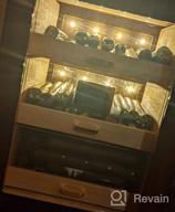 img 1 attached to Cigar Aficionados Rejoice: Woodronic'S Digital Humidor Cabinet For 100-150 Cigars, Spanish Cedar Lining, And 2 Crystal Gel Humidifiers In A Glossy Ebony Finish - Perfect Gift For Fathers! review by Michael Baird