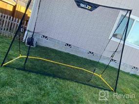 img 8 attached to SKLZ Home Range Golf Net With Dual Net For Easy Ball Return And Portable Carry Bag Ideal For Backyard Practice