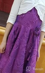 img 5 attached to 👗 Vintage Floral Purple Girls' Dresses - BlackButterfly Audrey Clothing