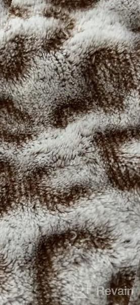 img 1 attached to Twin Size Fleece Flannel Printed Blanket 61X80 Inches Soft Lightweight Microfiber Throw For Couch/Sofa/Bed All Season Leopard Cheetah Grey review by Troy Drake