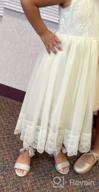 img 1 attached to Ivory Lace Vintage 👧 Flower Girl Dress by Bow Dream review by Govindarajan Diepenbrock