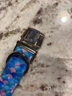 img 1 attached to Stylish Ocean Blue Puppy Collars For Small To Large Dogs - VIILOCK Pet Gift Collars review by Renee Walters
